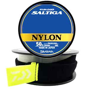 daiwa saltiga nylon 50m shock leader misina jpg